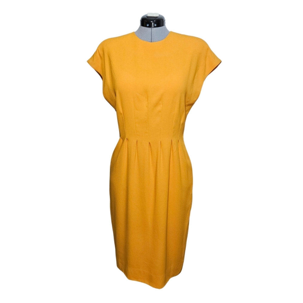 Vintage Liz Claiborne Women's SIZE 10 PETITE Classy Summer Career Midi Dress